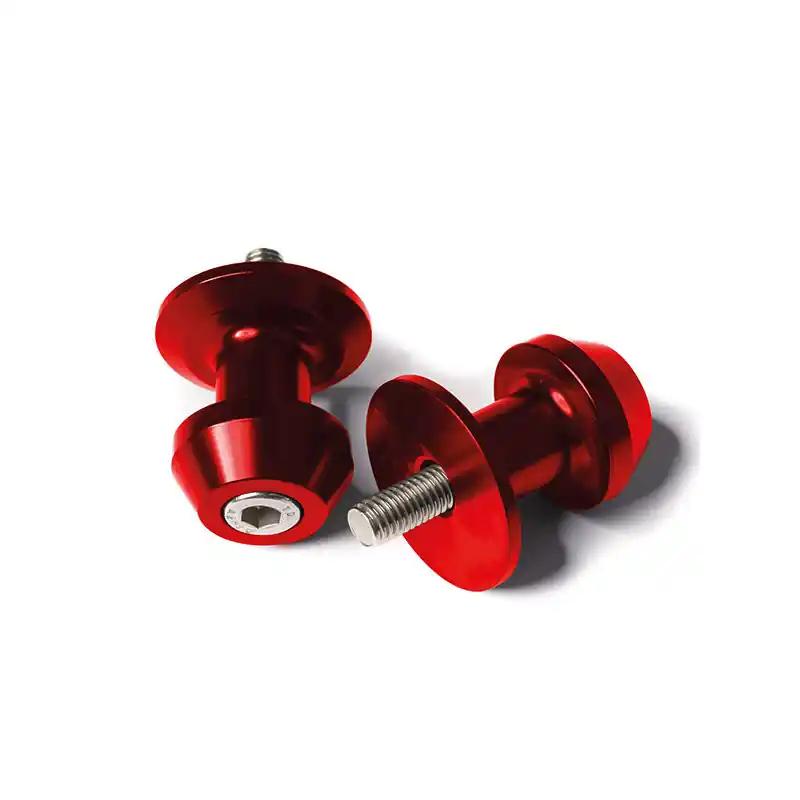 COPPIA SUPPORTI CAVALLETTO POSTERIORE (10MM) COLORE ROSSO Prezzo Ridotto