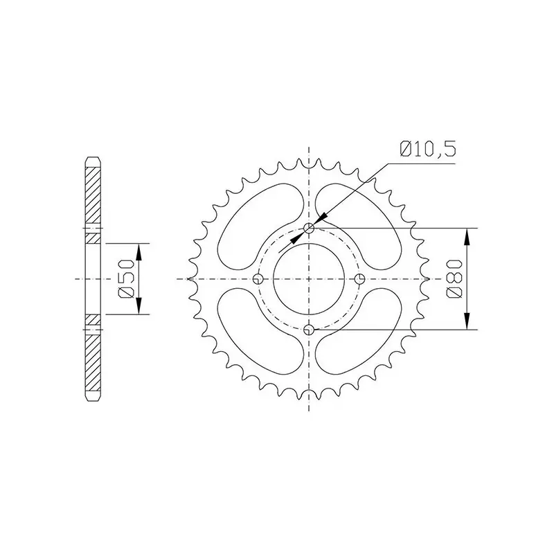 CORONA IN ACCIAIO P520 - Z34 (DIS.00003) Nuova Collezione