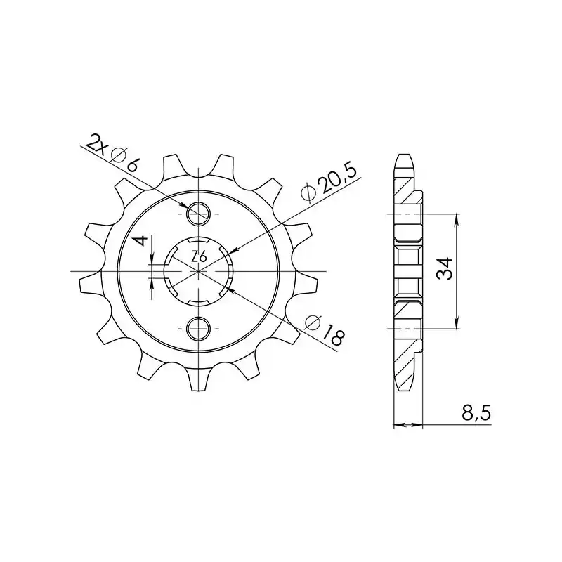 A Buon Prezzo PIGNONE P520 - Z13 (DIS.20317)