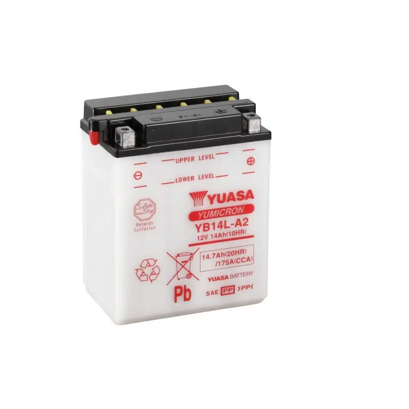 BATTERIA YUASA YB14L-A2 12V/14 Popolare
