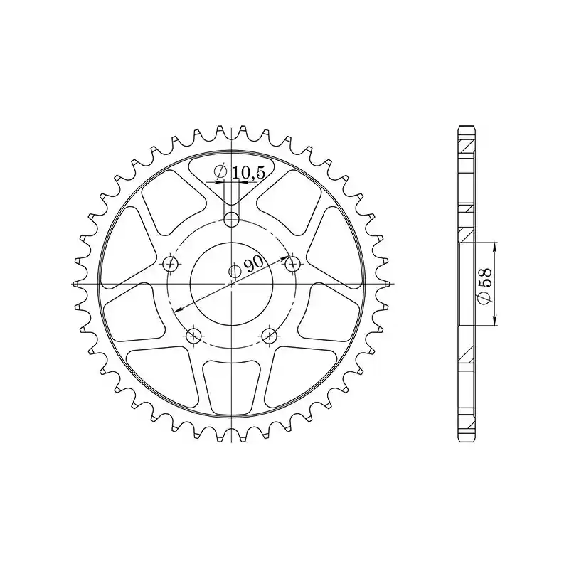Ordina Subito CORONA IN ACCIAIO P520 - Z36 (DIS.10215)