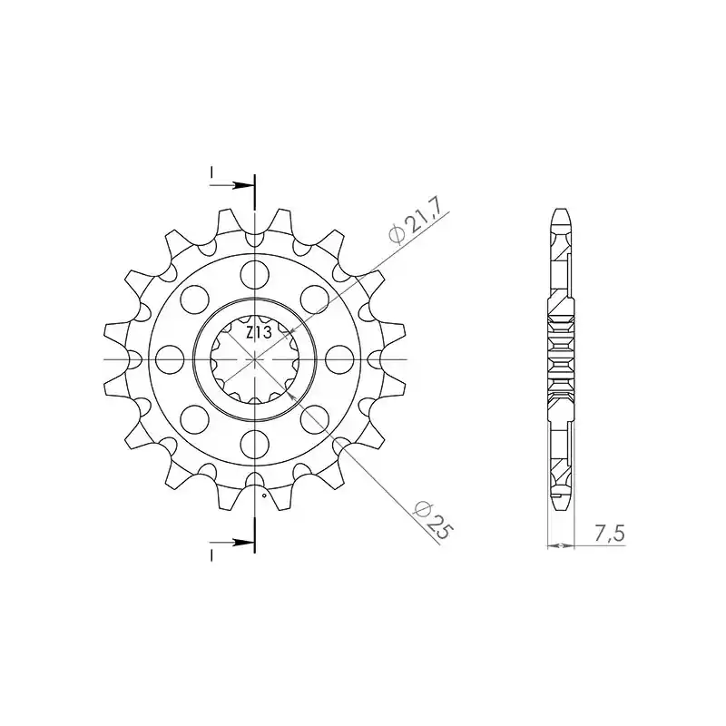 Prezzo Conveniente PIGNONE P520 - Z16 (DIS.21601)
