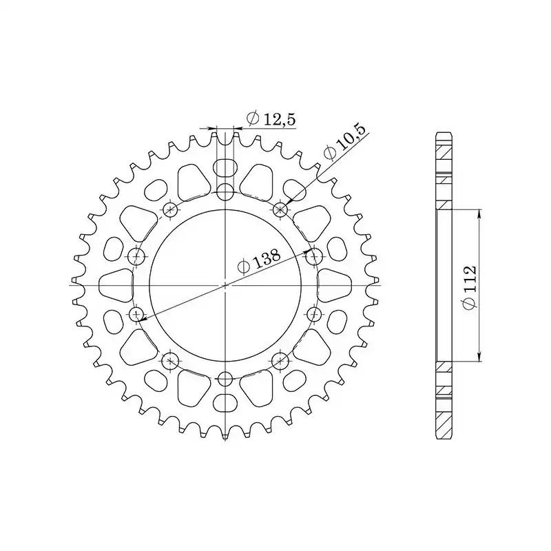 Esclusivo CORONA IN ACCIAIO P520 - Z39 (DIS.10509)