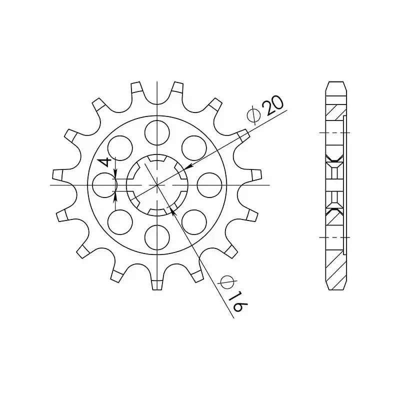 Miglior Prezzo PIGNONE P428 - Z14 (DIS.24100)