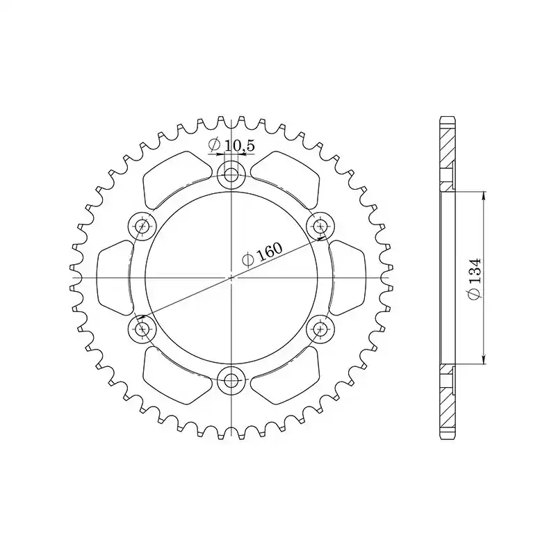 CORONA IN ACCIAIO P525 - Z41 (DIS.10617) Promo Stagionale