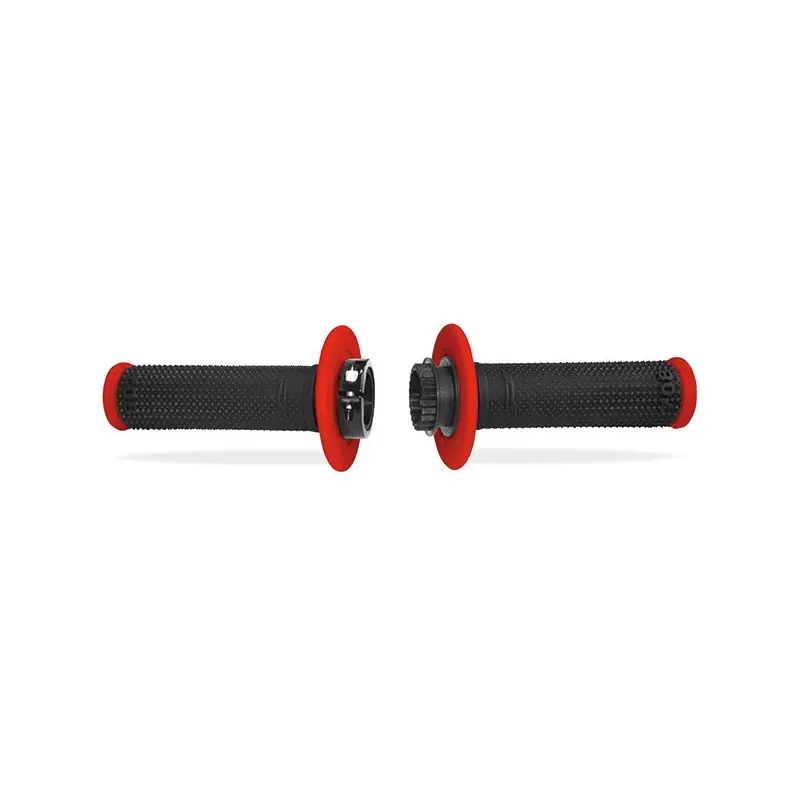 Pagamento Sicuro MANOPOLE CROSS PROGRIP 708 ROSSO-NERO CON SISTEMA LOCK-ON Rif.Progrip: PA070800RO02