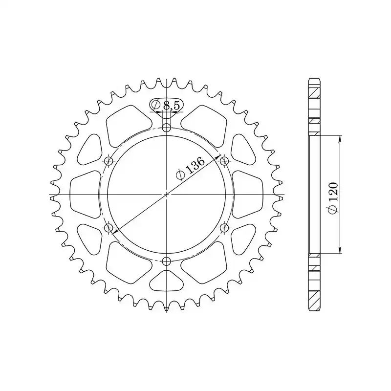 CORONA IN ACCIAIO P520 - Z37 (DIS.12304) Affare