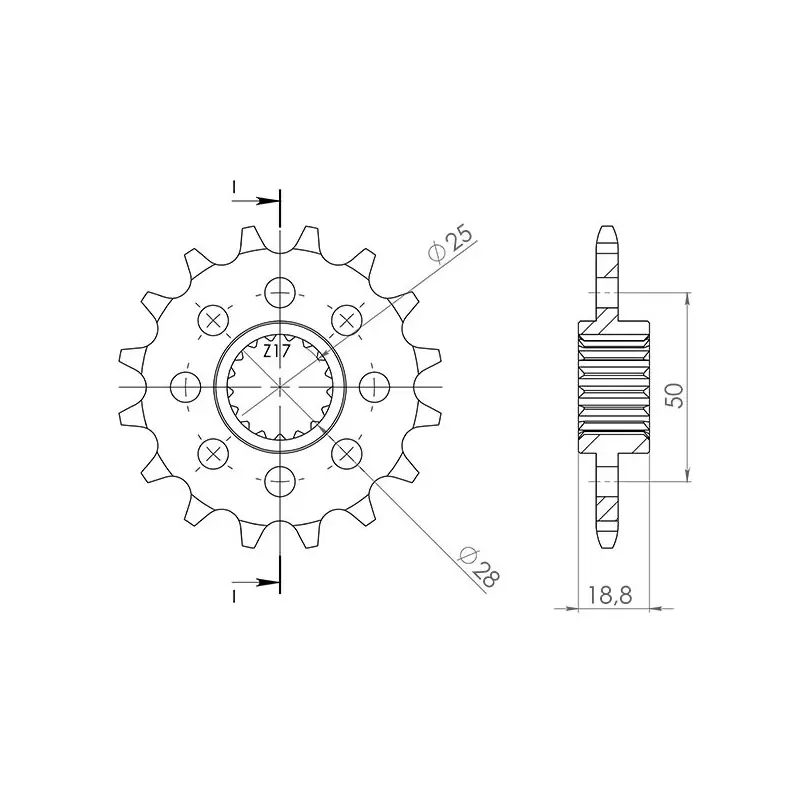 Compra Adesso PIGNONE P525 - Z15 (DIS.61600)