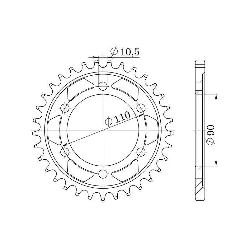 Compra Oggi Stesso CORONA IN ACCIAIO P530 - Z33 (DIS.12600)
