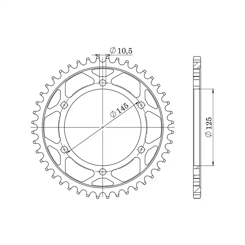 Super Prezzo CORONA IN ACCIAIO P525 - Z42 (DIS.12603)