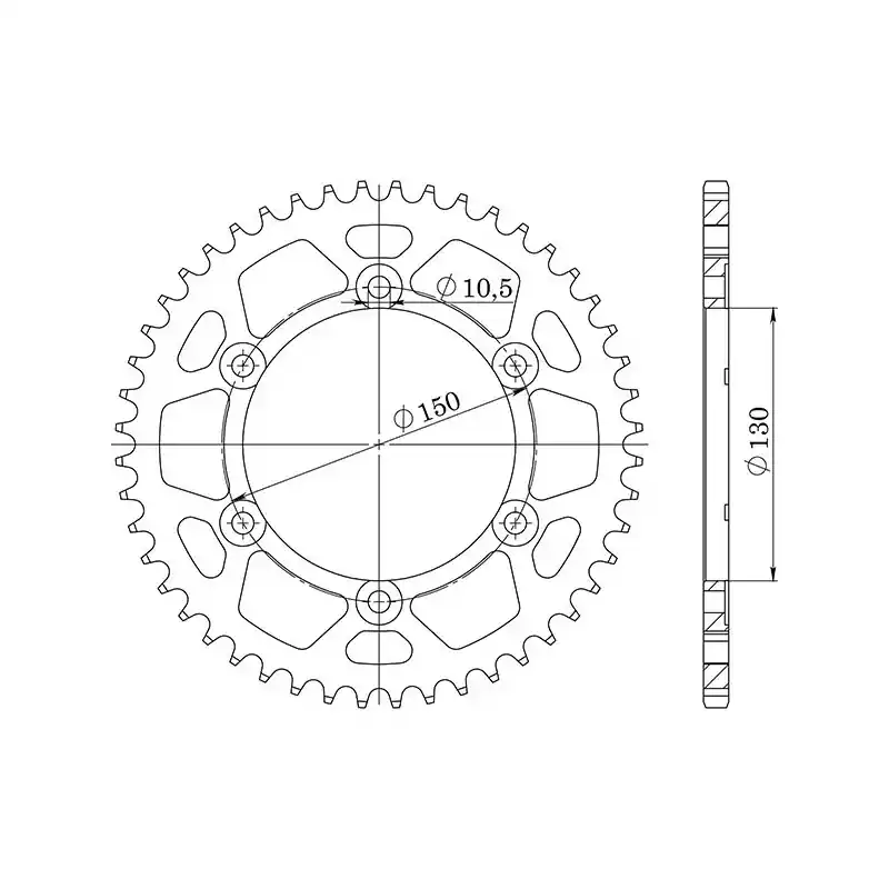 Nuova Collezione CORONA IN ACCIAIO P530 - Z40 (DIS.12801)