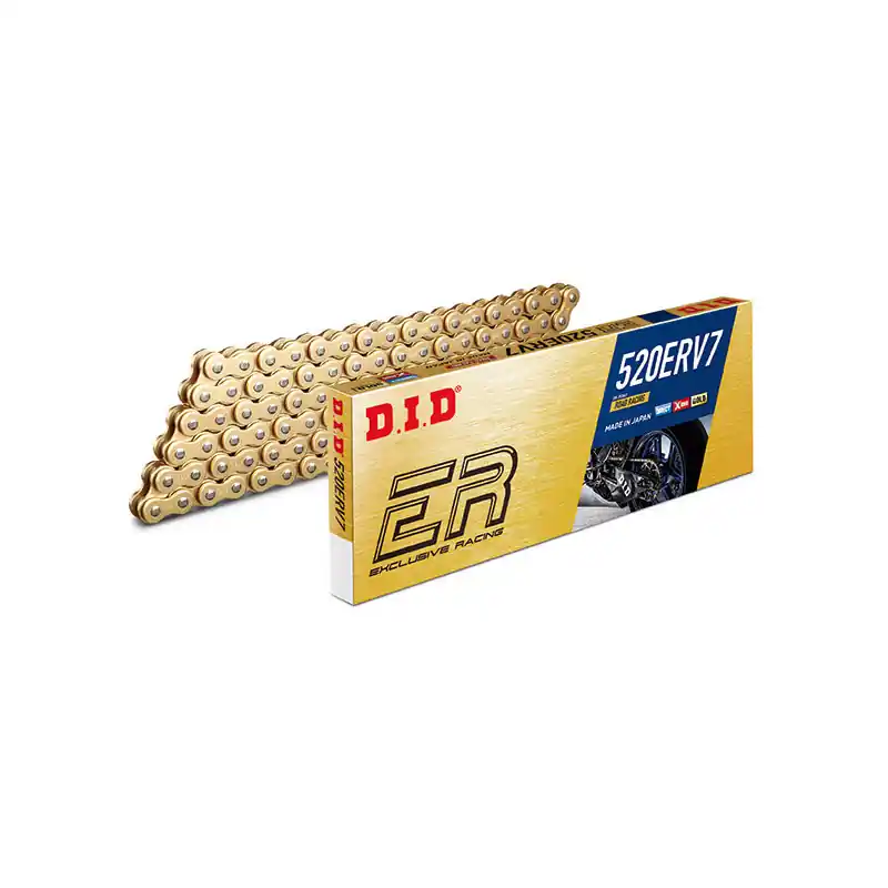 CATENA DID 520ERV7 (Gold & Gold) - Lunghezza: 124 maglie con giunto a rivetto (ZJ) Super Prezzo