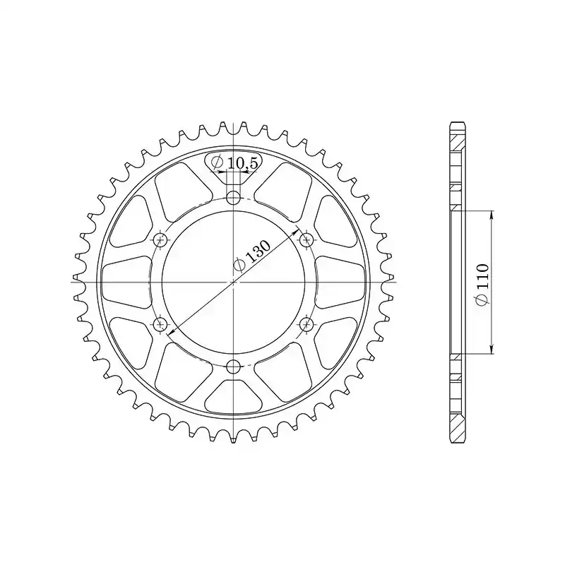 Vendita Finale CORONA IN ACCIAIO P530 - Z44 (DIS.12813)