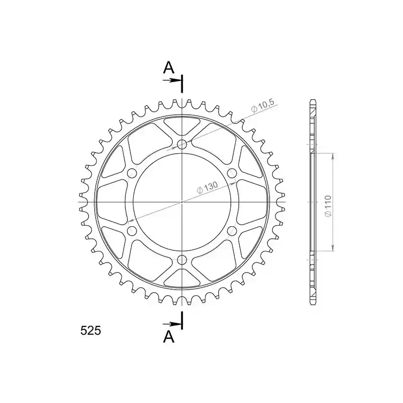 CORONA IN ACCIAIO P525 - Z44 (DIS.12815) Saldi