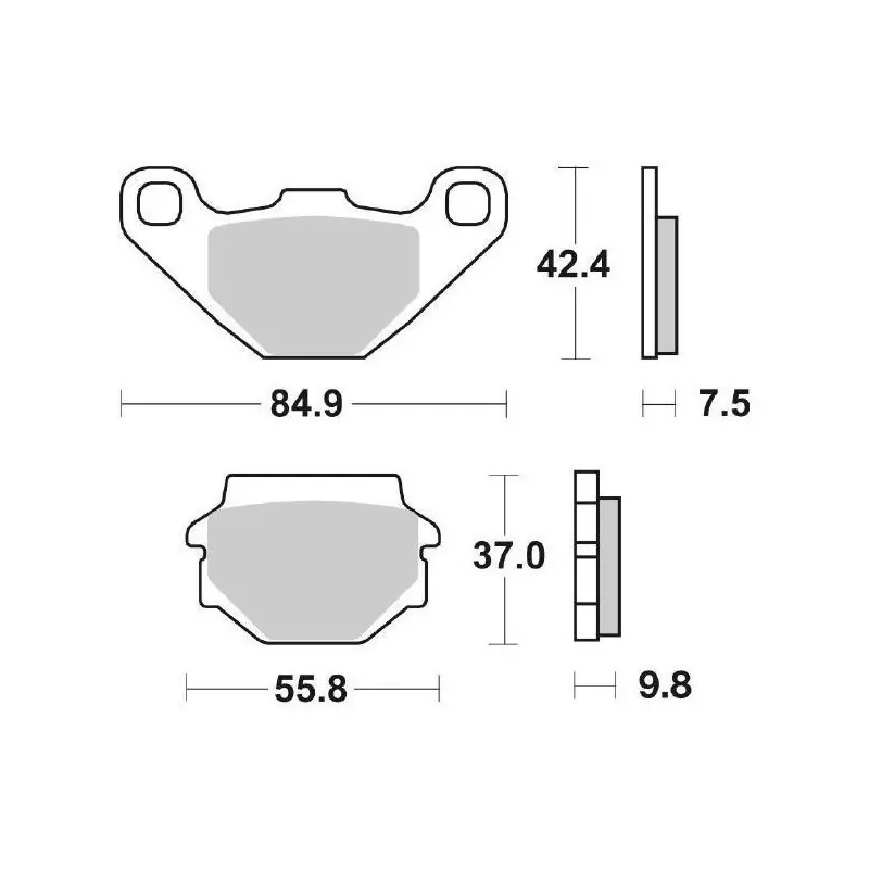 PASTIGLIE FRENO RACING SBS 546RSI Popolare