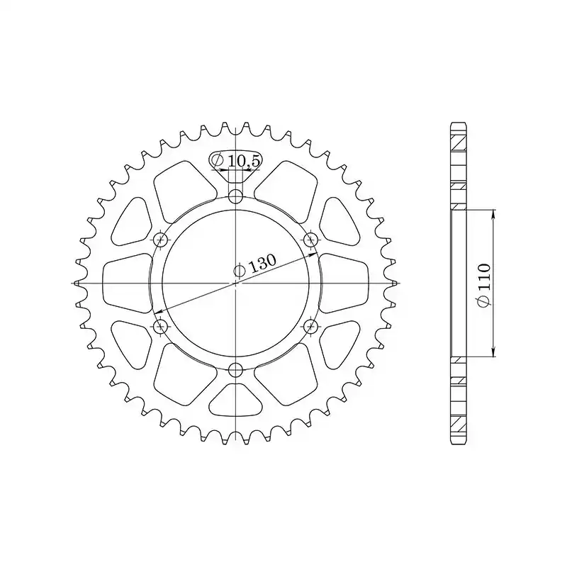 Offerta Limitata CORONA IN ALLUMINIO P520 - Z48 (DIS.13812)