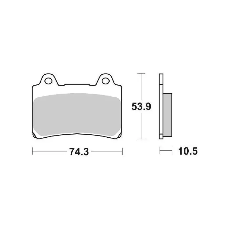 PASTIGLIE FRENO SBS 590HF Ultima Occasione