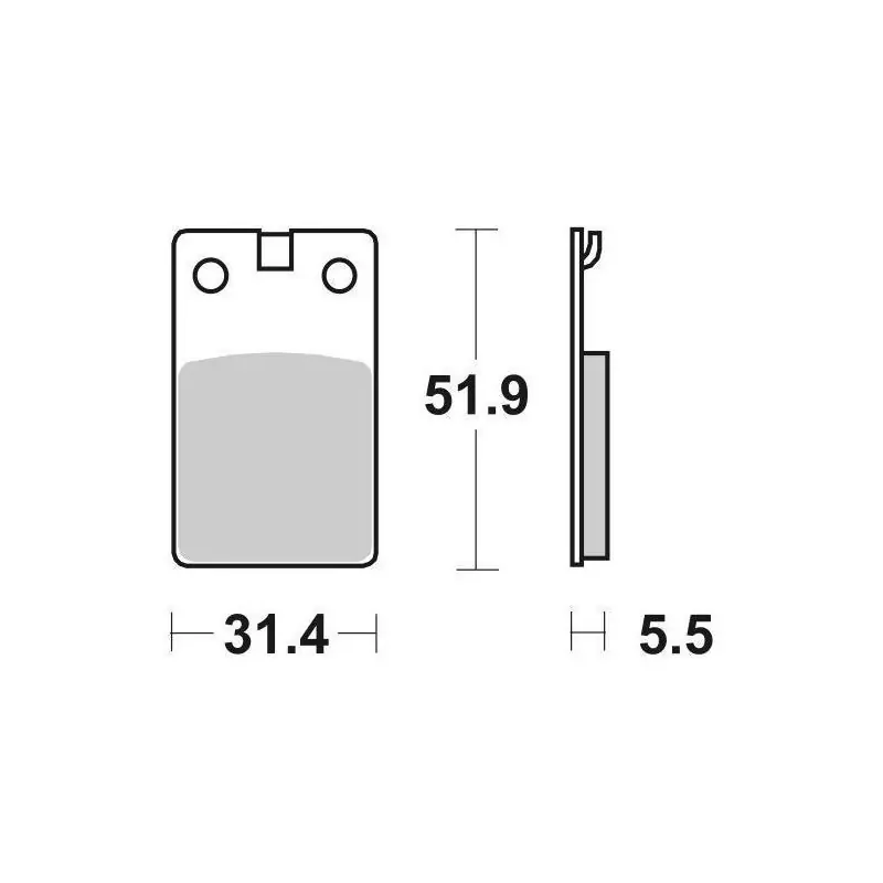 PASTIGLIE FRENO SBS 595HF Nuova Collezione
