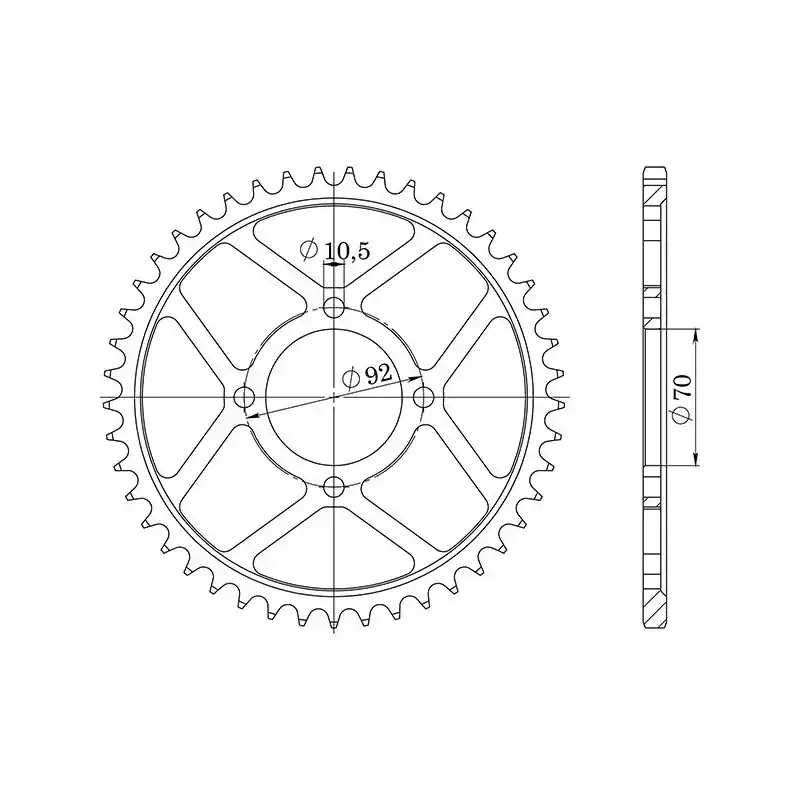 CORONA IN ACCIAIO P530 - Z33 (DIS.16400) Super Prezzo