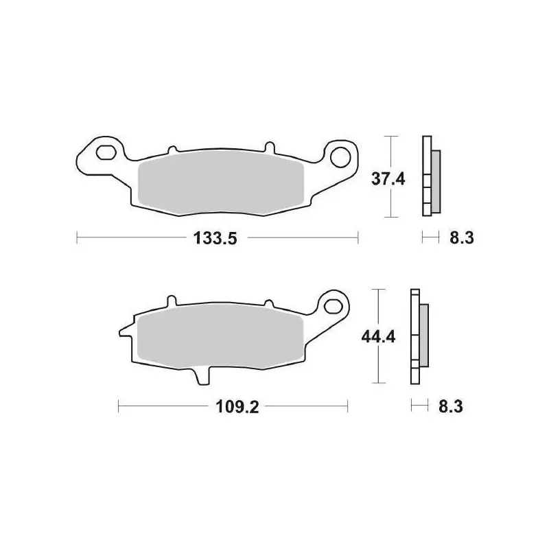 Prezzo Scontato PASTIGLIE FRENO SBS 704HF