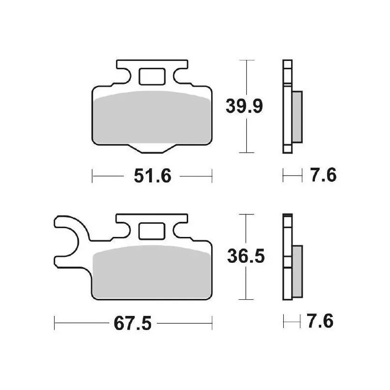 PASTIGLIE FRENO SBS 752SI Di Tendenza