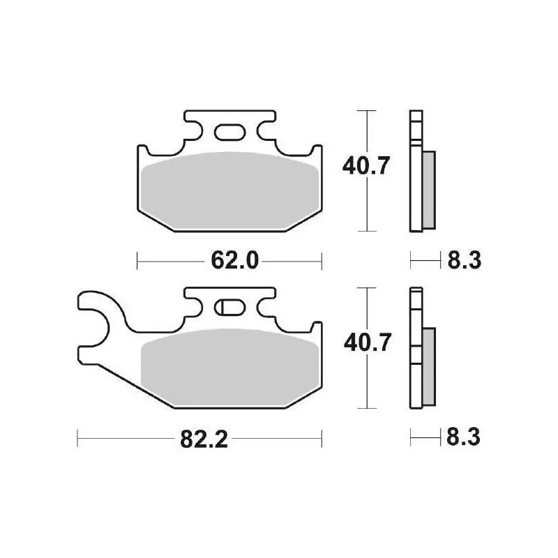 Must-Have PASTIGLIE FRENO SBS 836SI