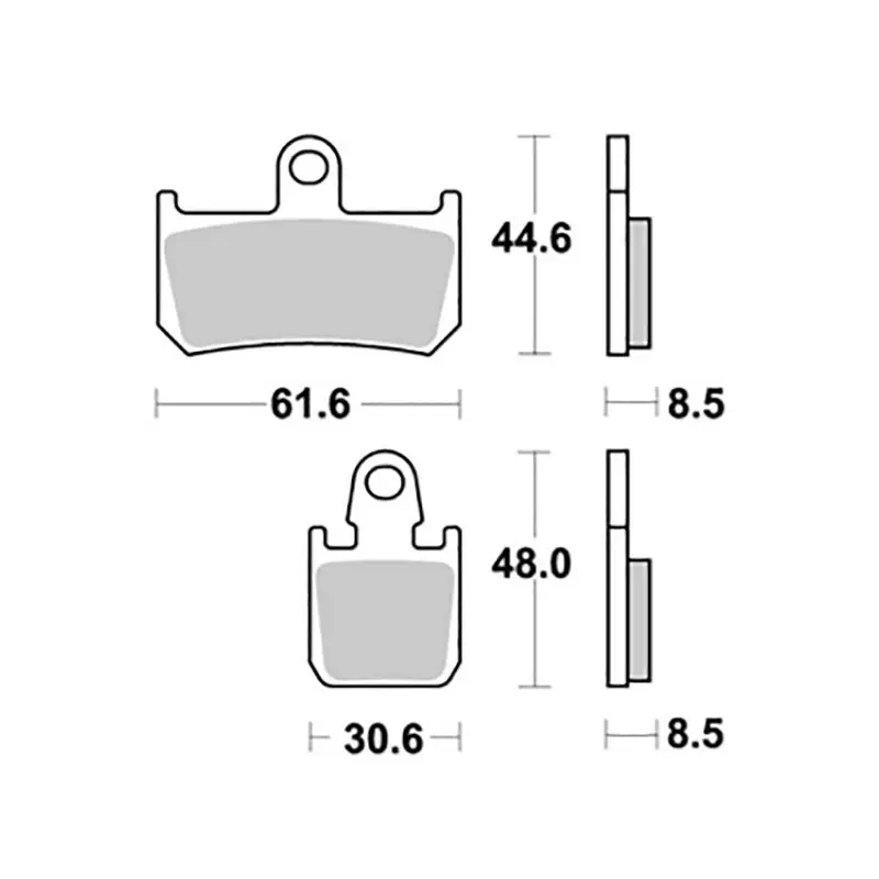 Affare PASTIGLIE FRENO ANTERIORE SBS 839SP