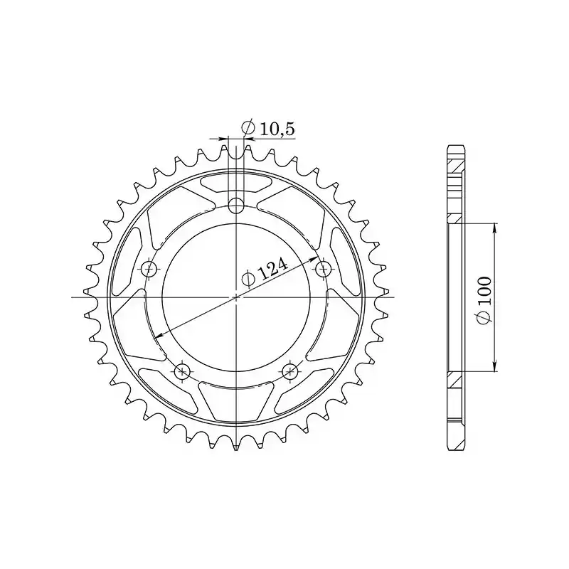 CORONA IN ACCIAIO P525 - Z36 (DIS.50614) Offerta Lampo