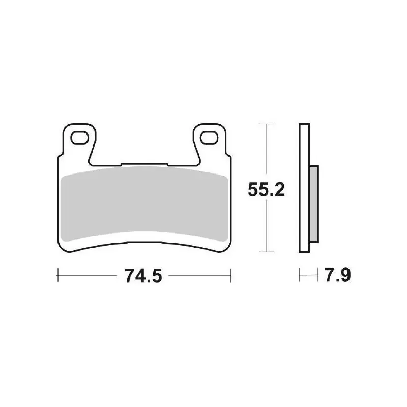 PASTIGLIE FRENO ANTERIORE RACING SBS 894DC Prezzo Conveniente