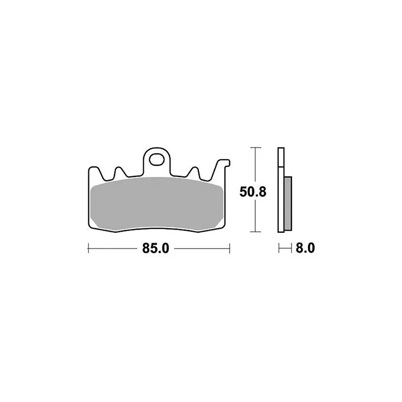 Direttamente Dal Produttore PASTIGLIE FRENO SBS 900DS2