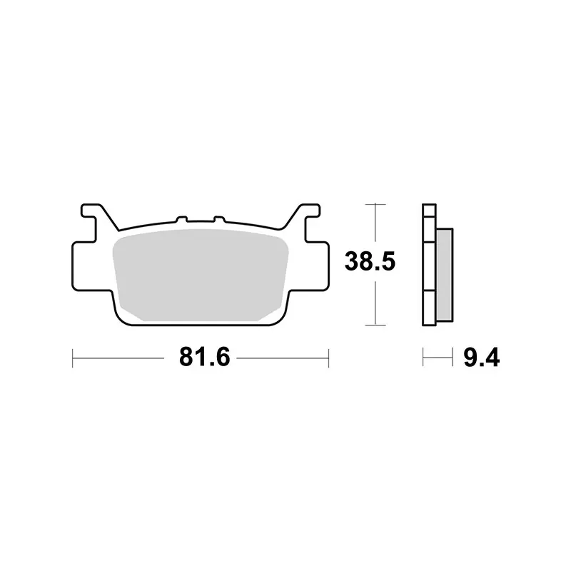 Set pastiglie freno sbs 975psi Ultime Pezzi