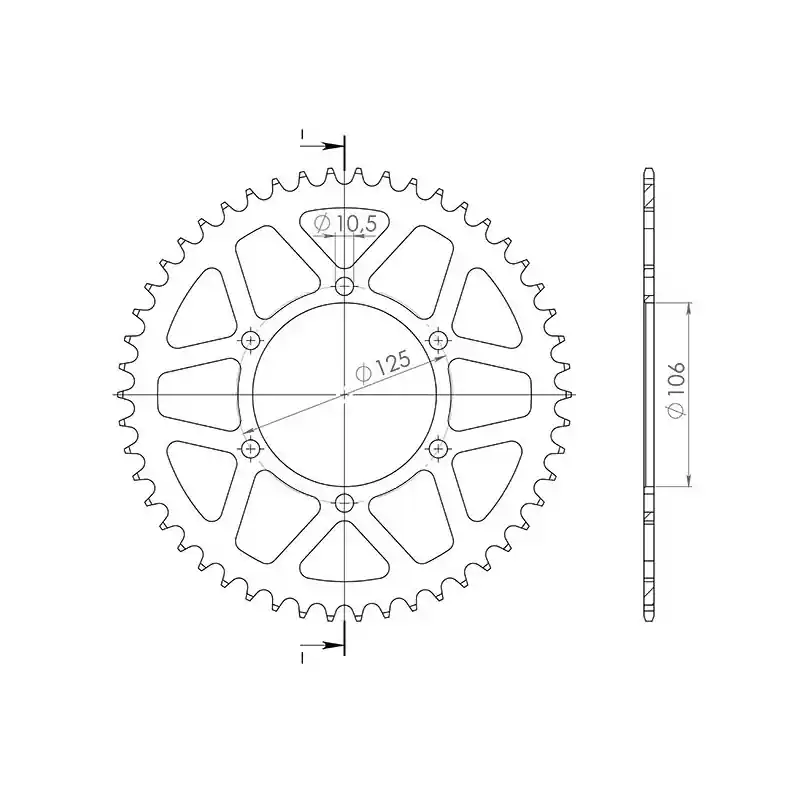 CORONA IN ALLUMINIO P520 - Z50 (DIS.87502) Promo Stagionale