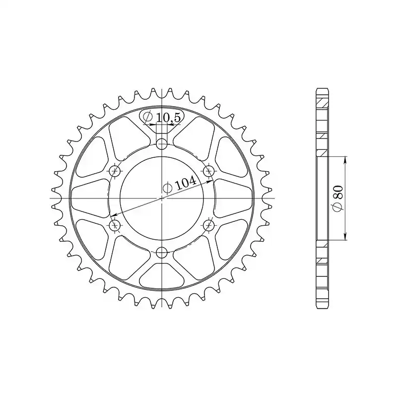 Novità CORONA IN ACCIAIO P520 - Z42 (DIS.92404)