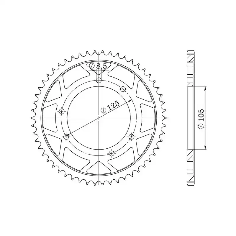 Solo Oggi CORONA IN ACCIAIO P428 - Z52 (DIS.92130)