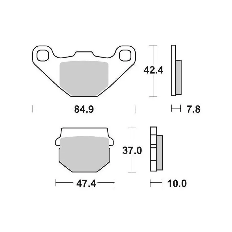 Miglior Prezzo PASTIGLIE FRENO SBS 102HF