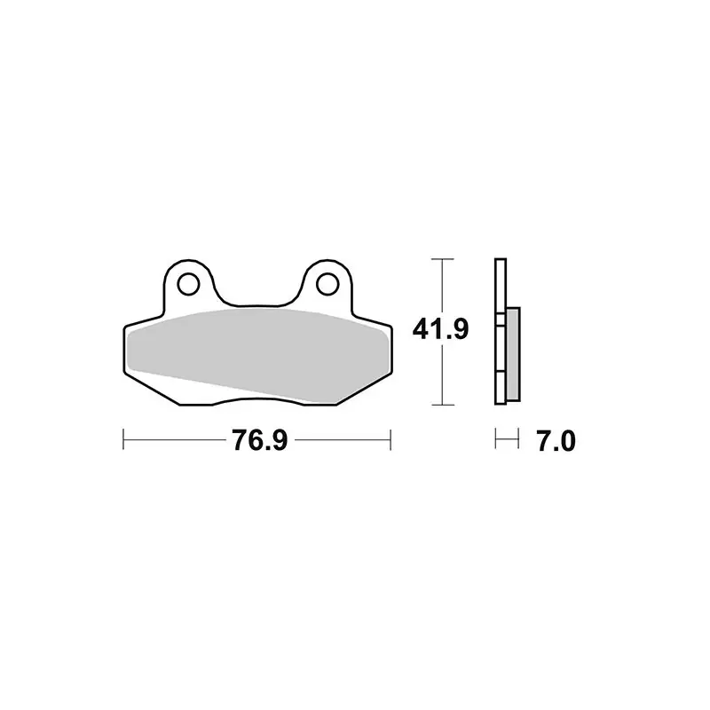 Esclusivo PASTIGLIE FRENO SBS 103HM