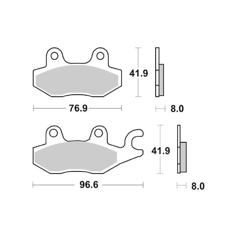 PASTIGLIE FRENO SBS 134HF Ordina Subito