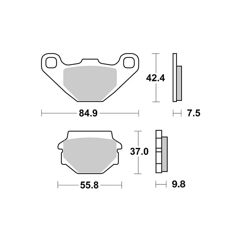 PASTIGLIE FRENO SBS 135HM Quantità Limitata