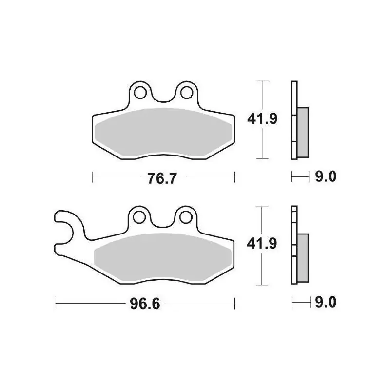 Prezzo Di Fabbrica PASTIGLIE FRENO SBS 177CT