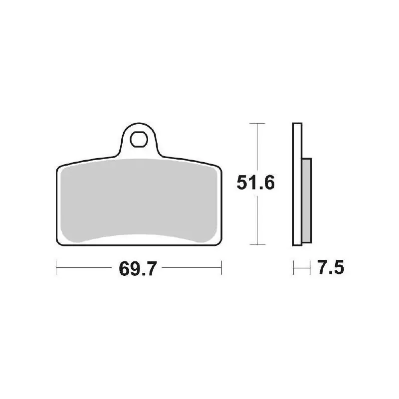 Quantità Limitata PASTIGLIE FRENO SBS 189MS