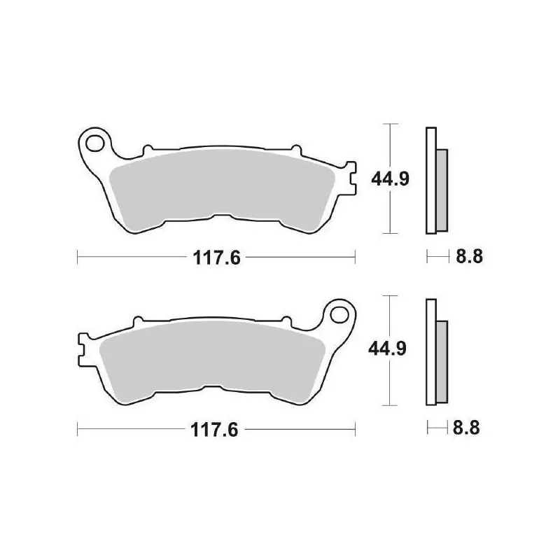 Miglior Prezzo PASTIGLIE FRENO SBS 192HF