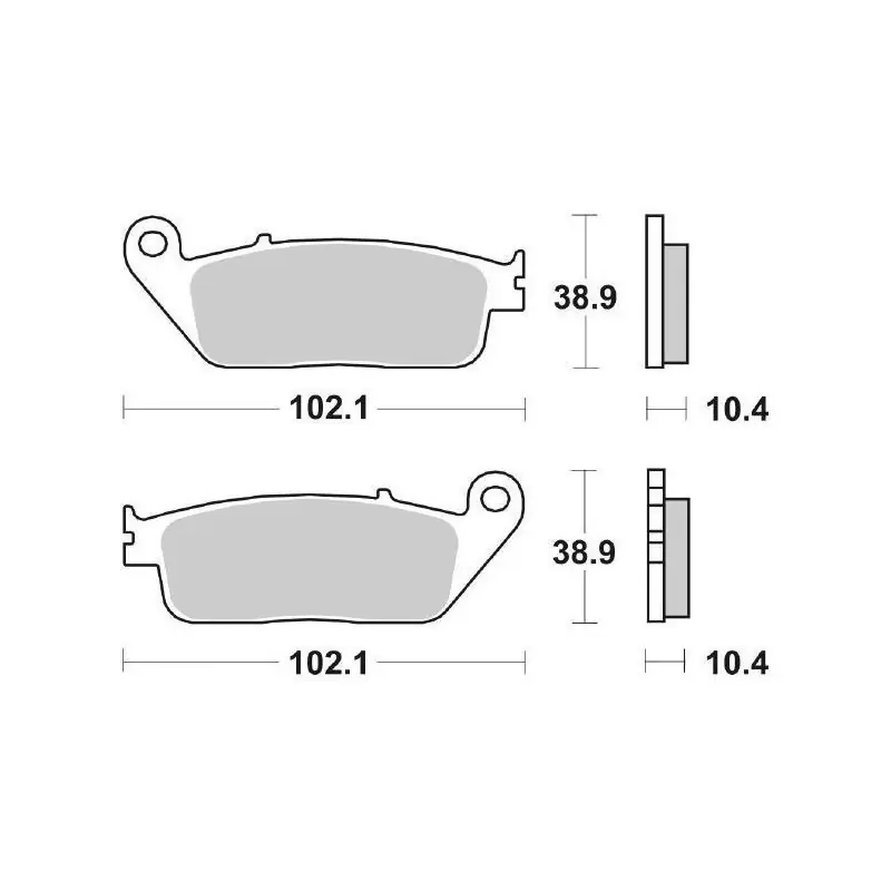 PASTIGLIE FRENO SBS 181MS Economico