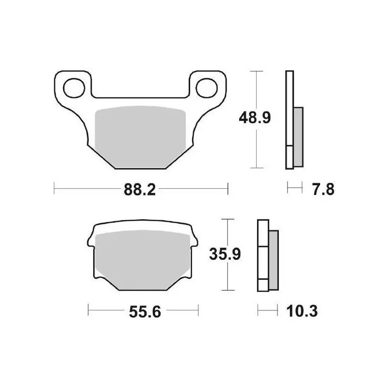 Spedizione Gratuita PASTIGLIE FRENO SBS 203HF