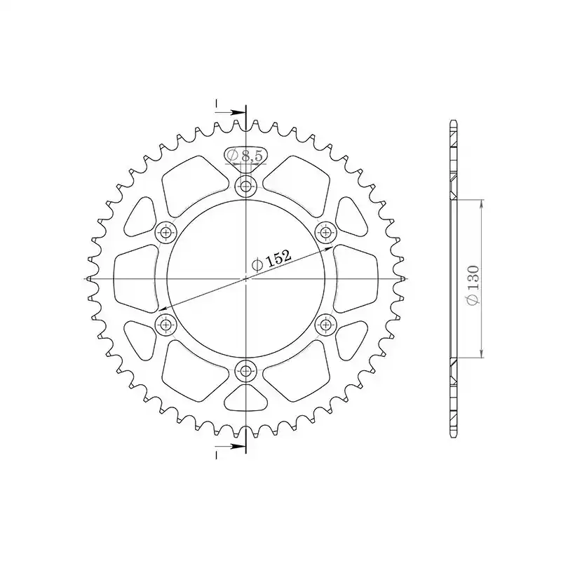Ordina Subito CORONA IN ALLUMINIO P520 - Z50 (DIS.00126)