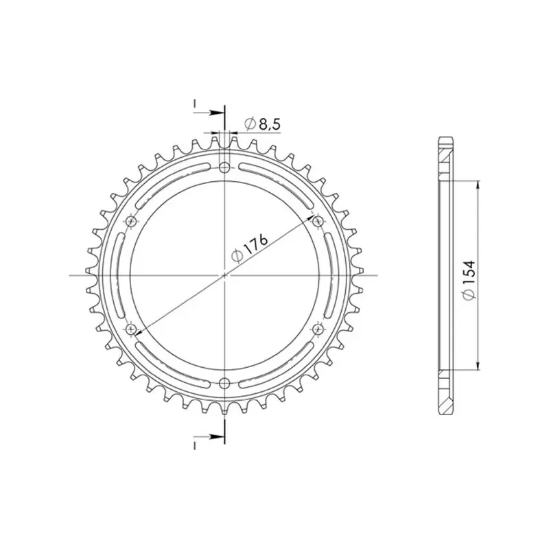 Non Perdere CORONA IN ALLUMINIO P530 - Z43 (DIS.11607)