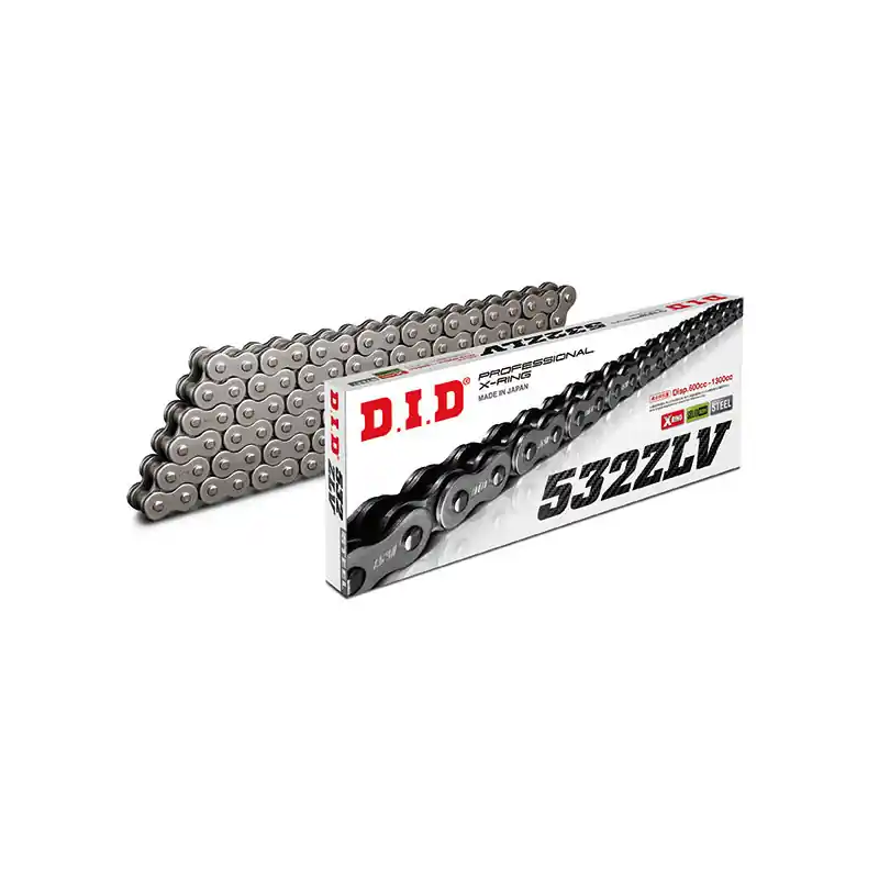 CATENA DID 532ZLV (Black & Black) - Lunghezza: 106 maglie con giunto a rivetto (ZJ) Offerta