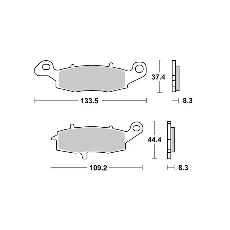 Acquista Ora PASTIGLIE FRENO ANTERIORE SBS 704SP
