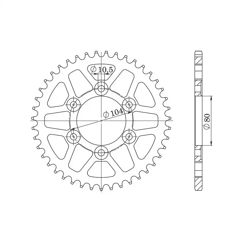 CORONA IN ACCIAIO P525 - Z43 (DIS.16610) Nuovo Arrivo