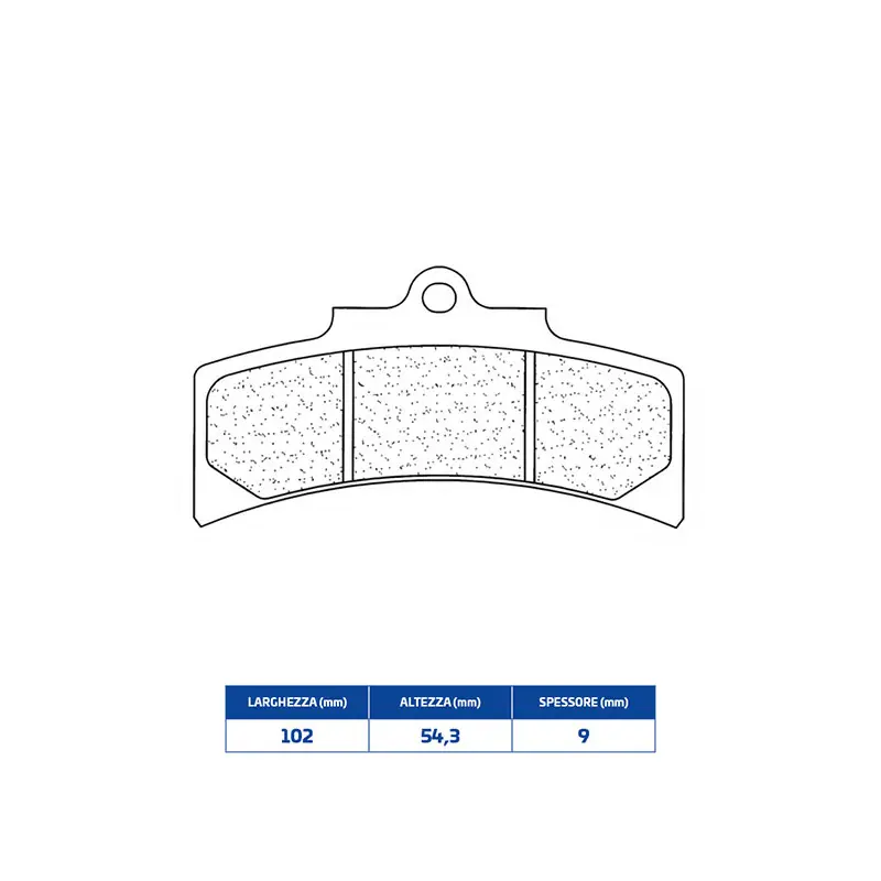 Saldi Set pastiglie freno cl brakes 2584c60