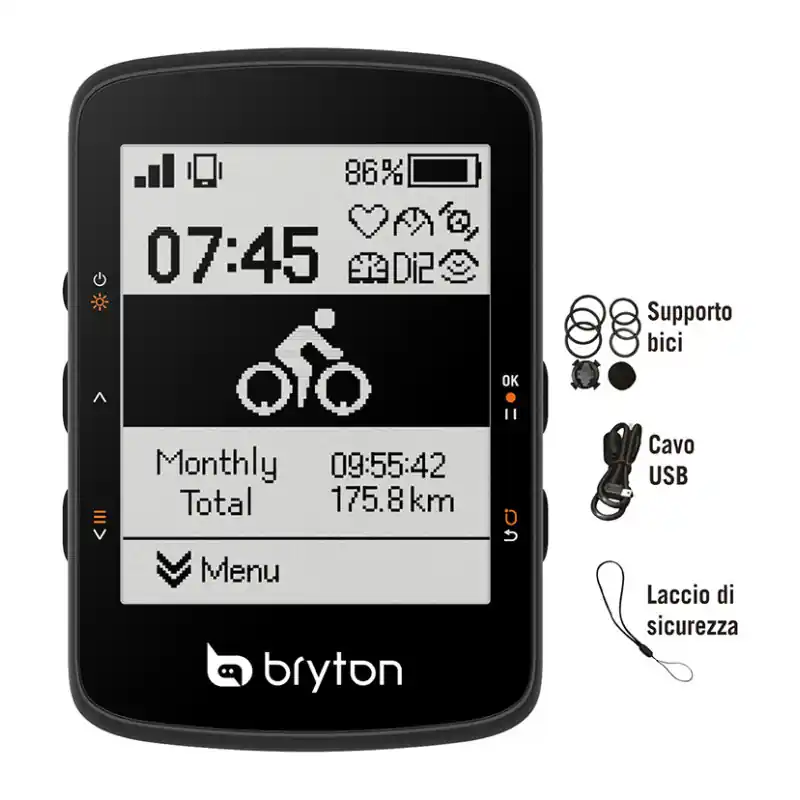 Ultime Pezzi BRYTO CICLO COMPUTER GPS RIDER 460E